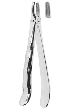 Extracting Forceps With Anatomically Shaped Handle