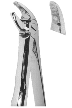 Extracting Forceps With Anatomically Shaped Handle