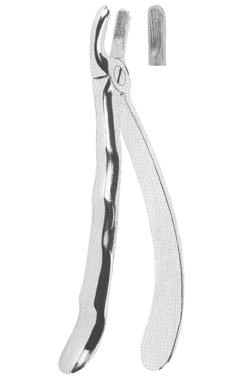 Extracting Forceps With Anatomically Shaped Handle