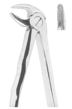 Extracting Forceps With Anatomically Shaped Handle
