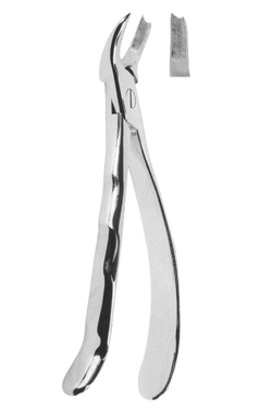 Extracting Forceps With Anatomically Shaped Handle