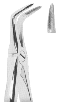 Extracting Forceps With Anatomically Shaped Handle