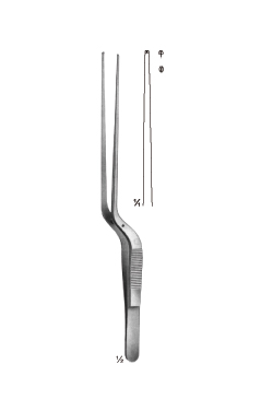 Forceps, Bayonet - Shaped